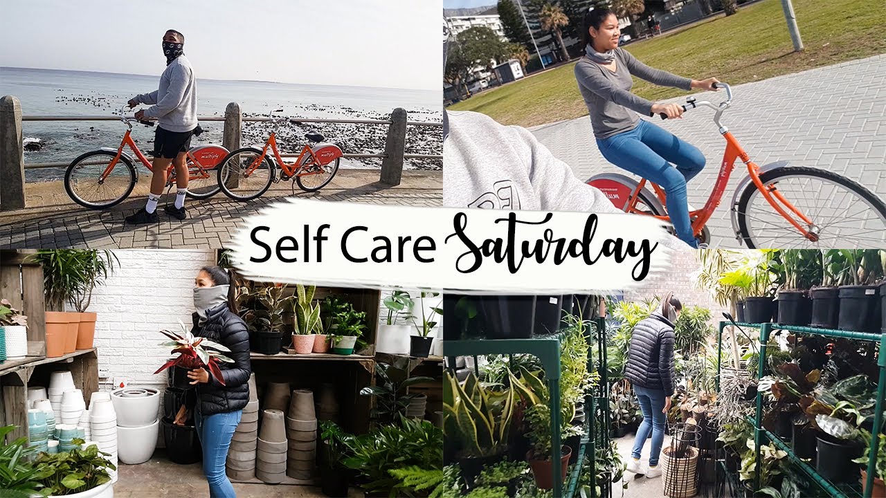 Self Care Saturday | Cycling in Sea Point | Nursery Visit | Room Decor | South African Youtuber