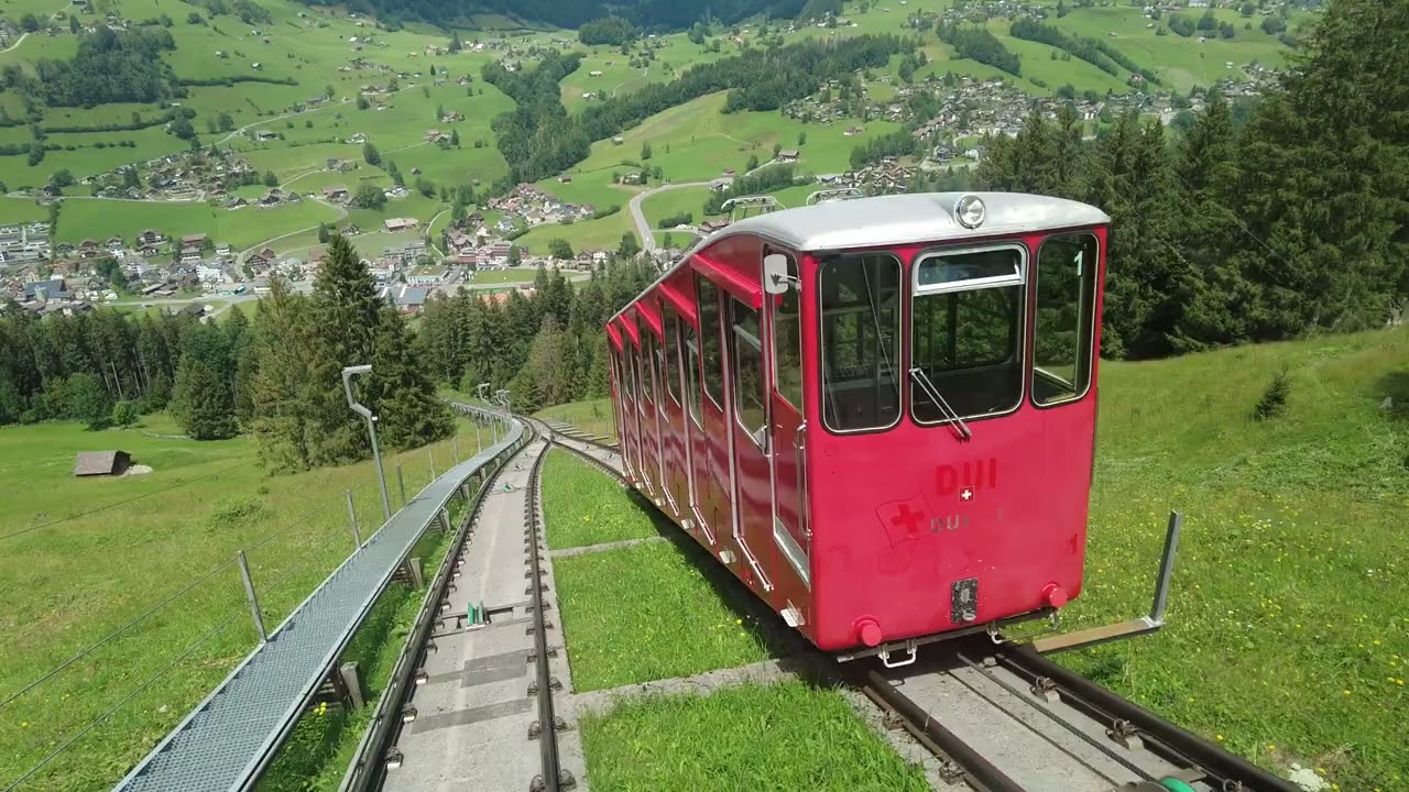 Drahtseilbahn Unterwasser - Iltios and Ch&auml;serrugg (9 Jul 2022)(2/2)(4K)