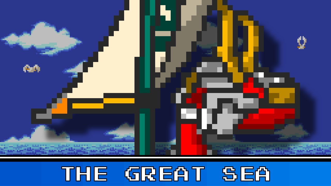 The Great Sea SNES Remix - The Legend of Zelda: The Wind Waker (A Link to the Past 16 Bit Soundfont)