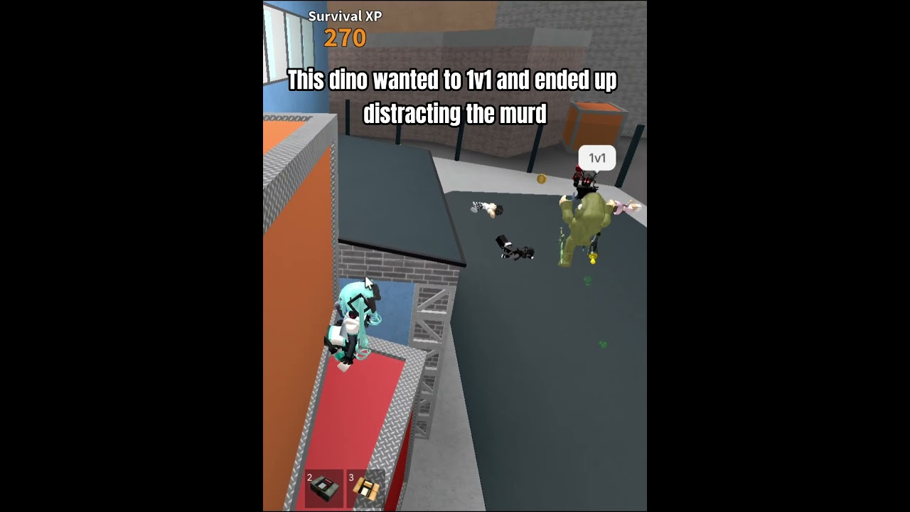 BEATING A DISTANCE CAMPER #mm2 #roblox
