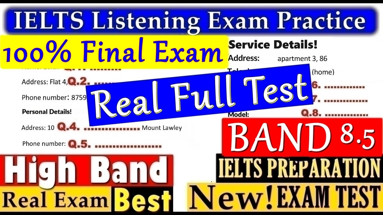 IELTS LISTENING PRACTICE TEST 2026 WITH ANSWERS | 28.03.2026