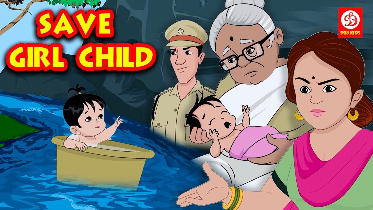 Save Girl Child - English Moral Stories for Kids | Bedtime Stories | Fairy Tales | DRJ Kids