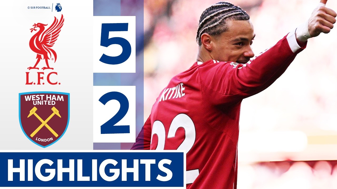 Liverpool vs West Ham 3-0 - Highlights & Goals - Ekitike & Van Dijk & Mac Allister Goal
