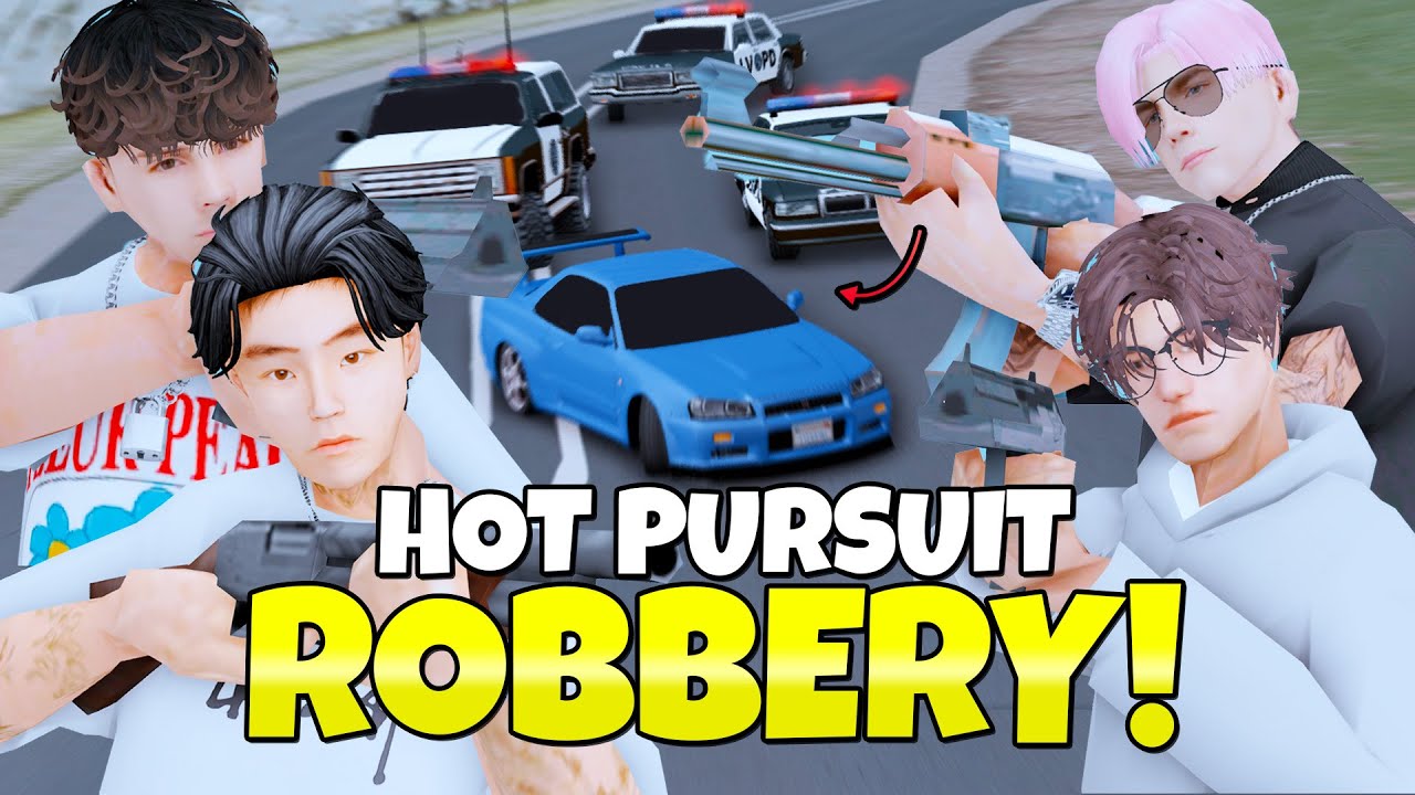 AKSI ROBBERY DENGAN YOUTUBER VIRAL BERAKHIR PURSUIT !! - GTA SAMP