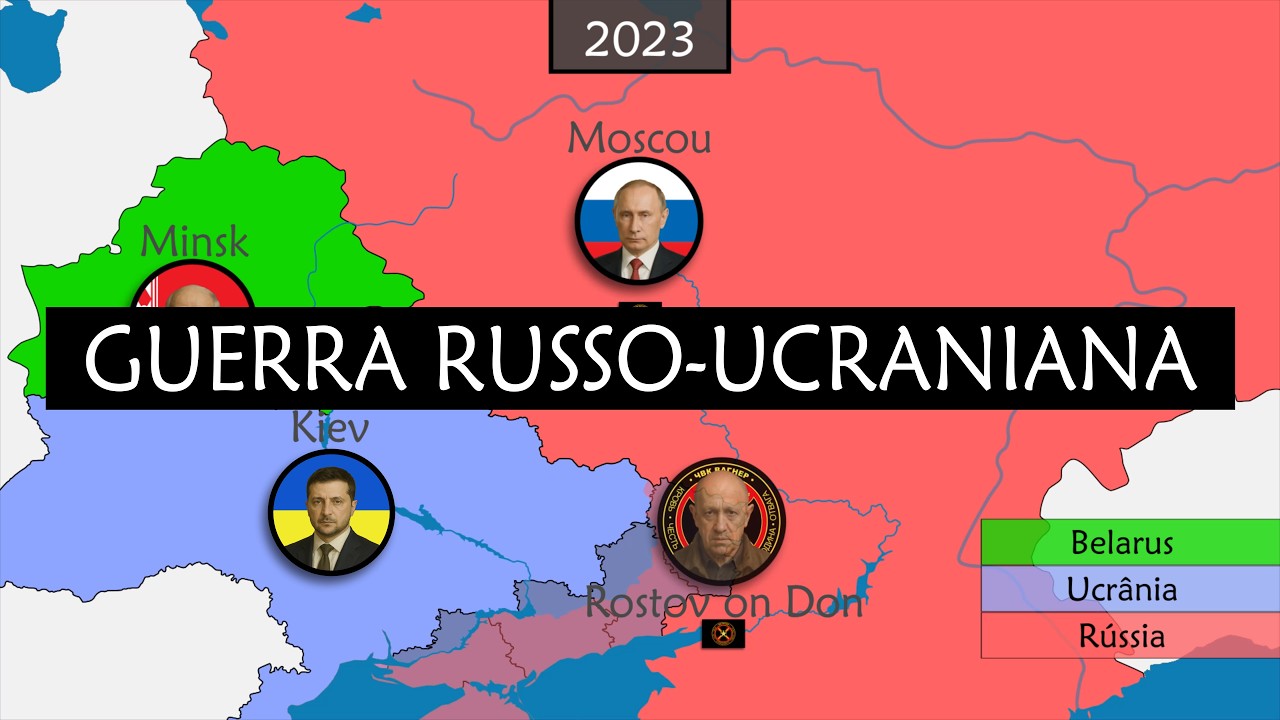 A Guerra da Ucrânia explicada em um mapa interativo