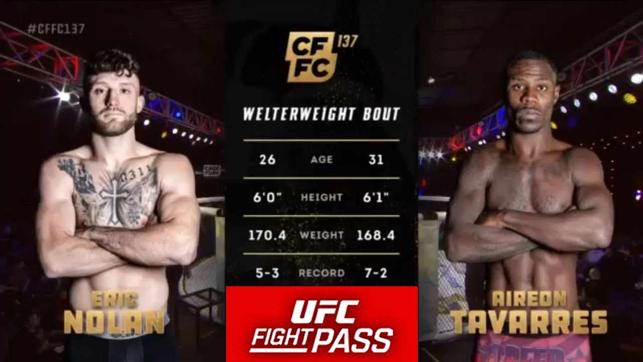 CFFC 137: Eric Nolan vs Aireon Tavarres | October 18, 2024
