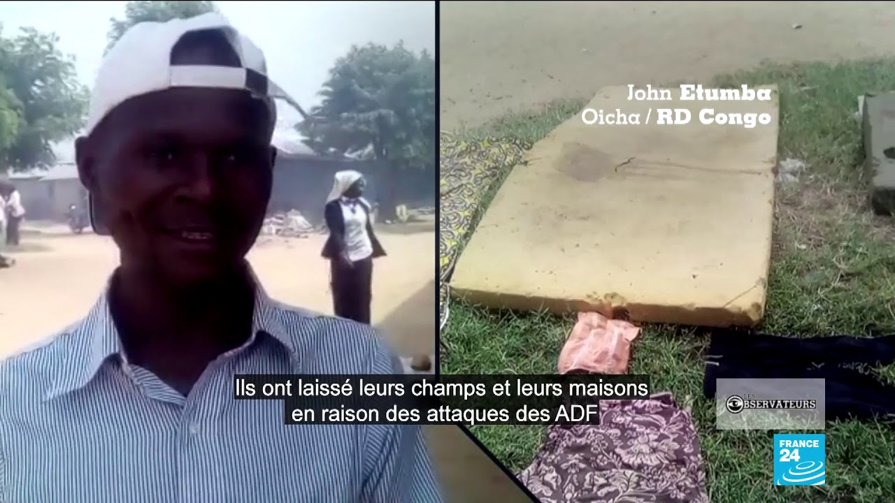 RDC : à Oicha, des déplacés trouvent refuge dans les écoles