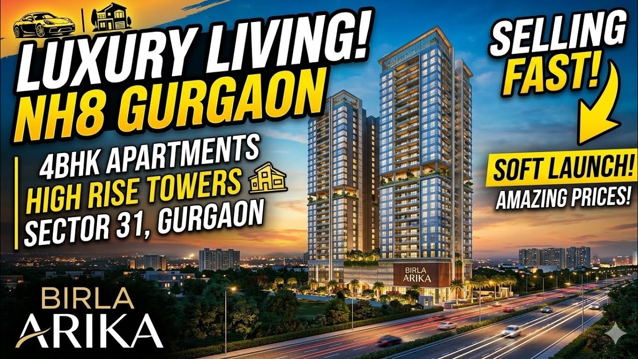 SELLING FAST! 🚨 Birla Arika Sector 31 Gurgaon | Most Luxurious 4BHK on NH8