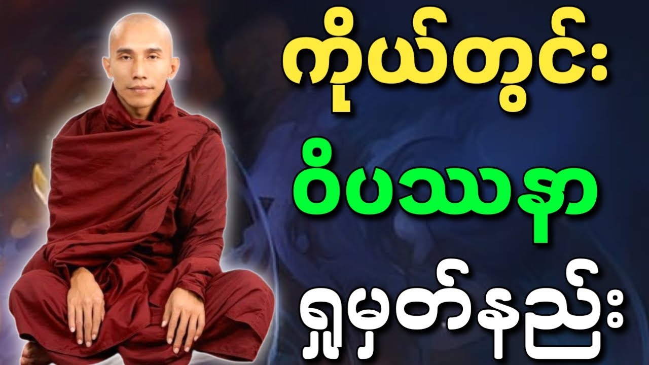 သစ္စာရွှေစည်ဆရာတော် ဟောကြားတော်မူသော ကိုယ်တွင်း ဝိပဿနာရှုမှတ်နည်း တရားတော်