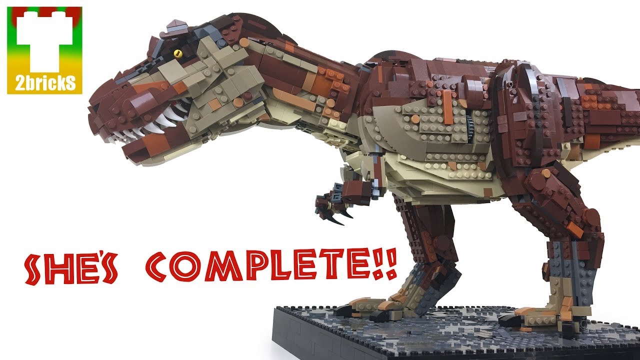 Серия LEGO Custom T-Rex — Часть 3