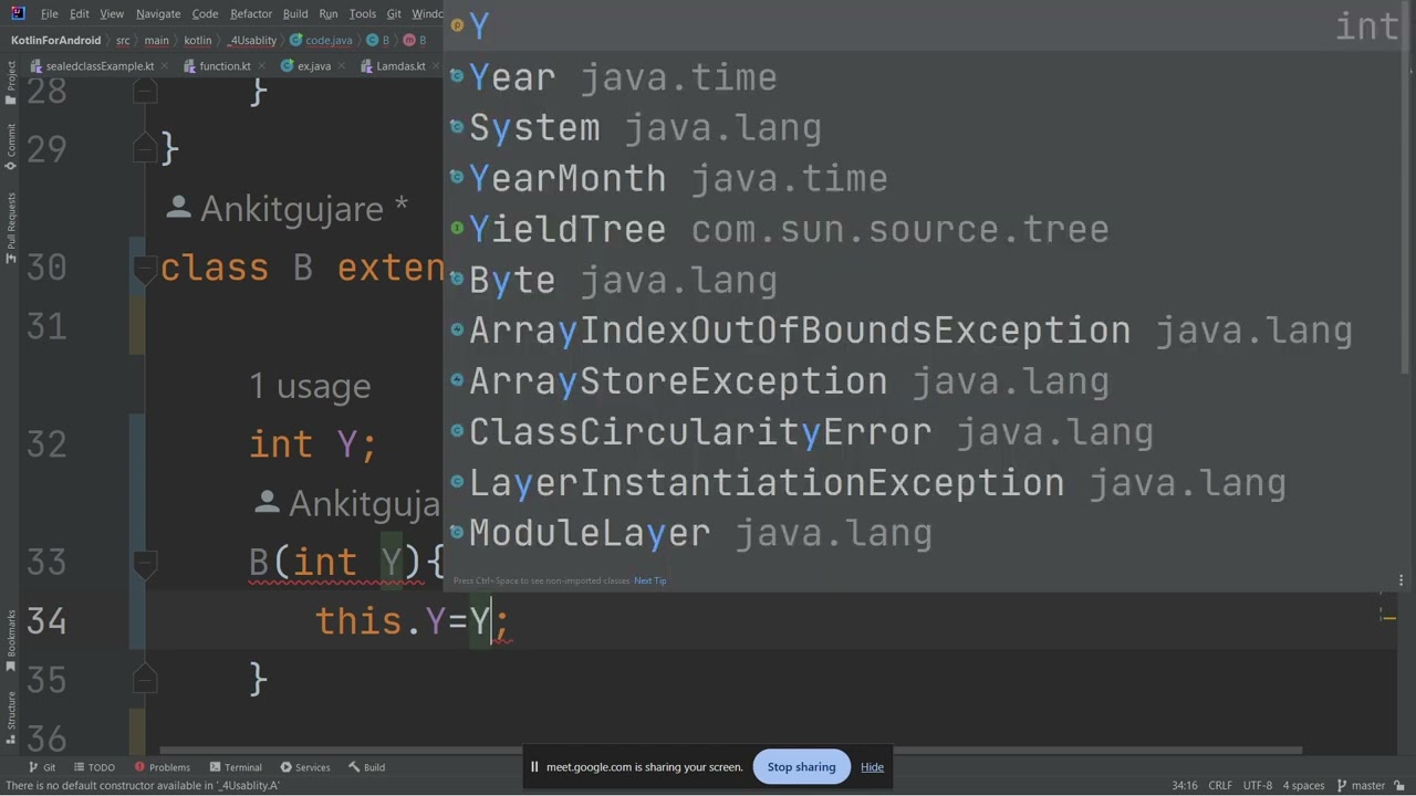 super in Java day 48