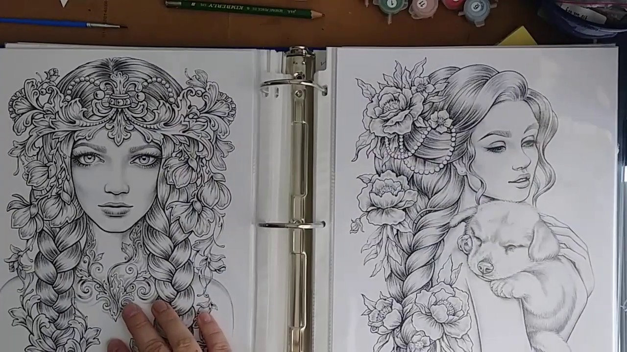 Big adult coloring book haul