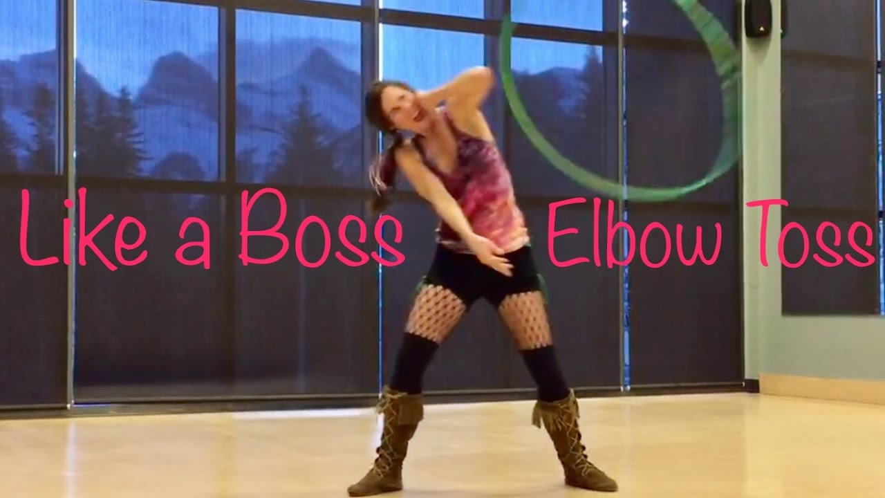 Like a Boss Elbow Toss Hoop tutorial with Babz Robinson