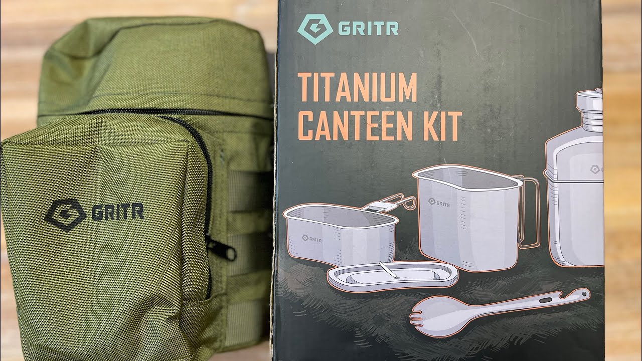 Review of GRITR Titanium Canteen Kit!!!!