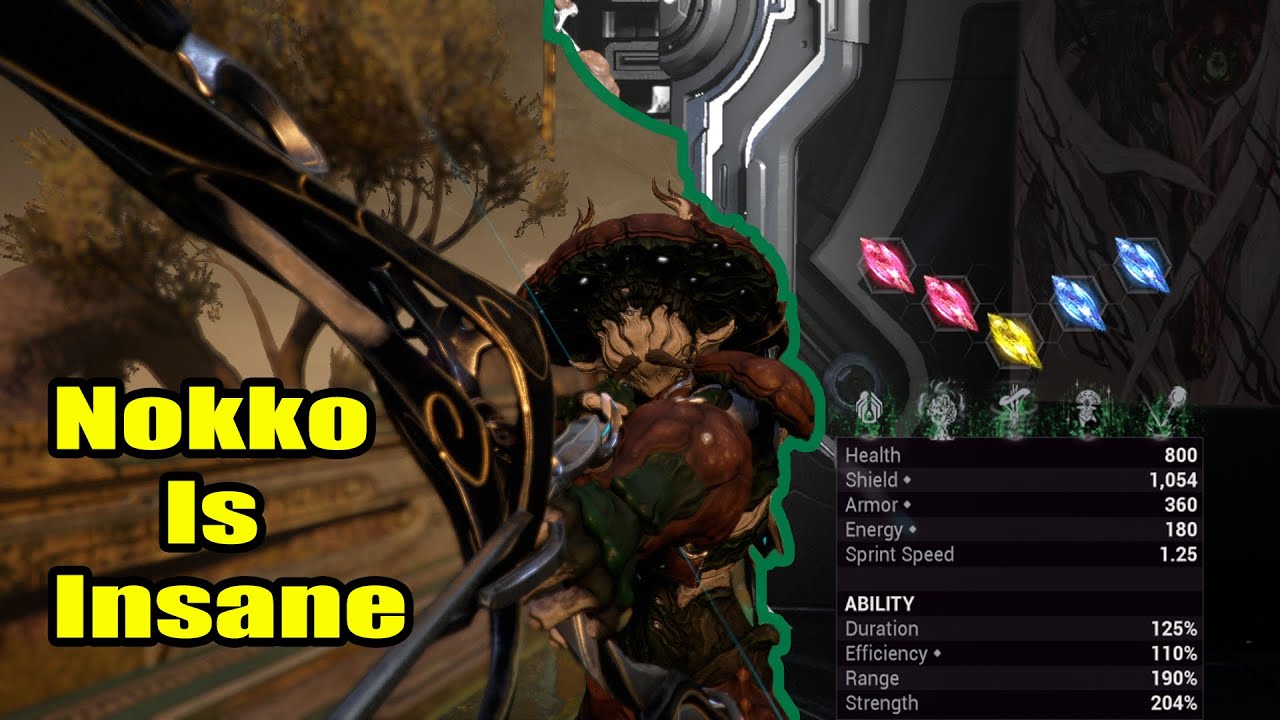 Nokko Doesnt Even Need Mods - Warframe