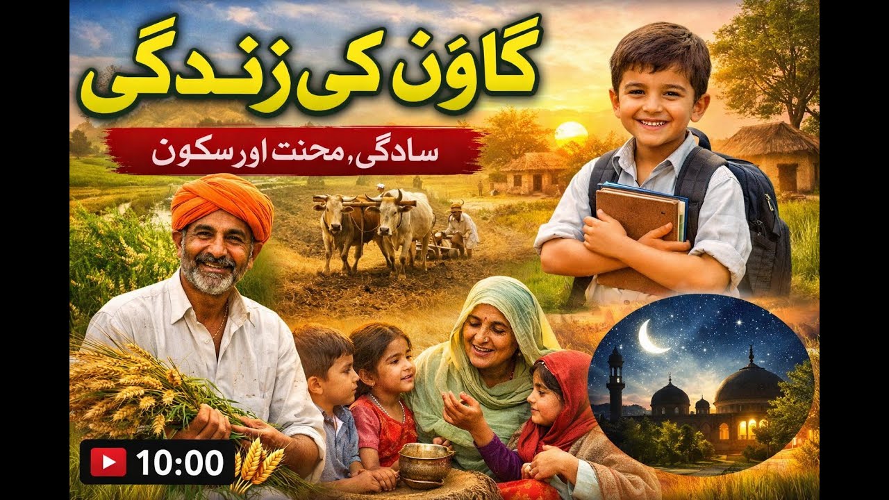 گاؤں کی زندگی – وہ سکون جو شہر میں نہیں | Village Life Pakistan