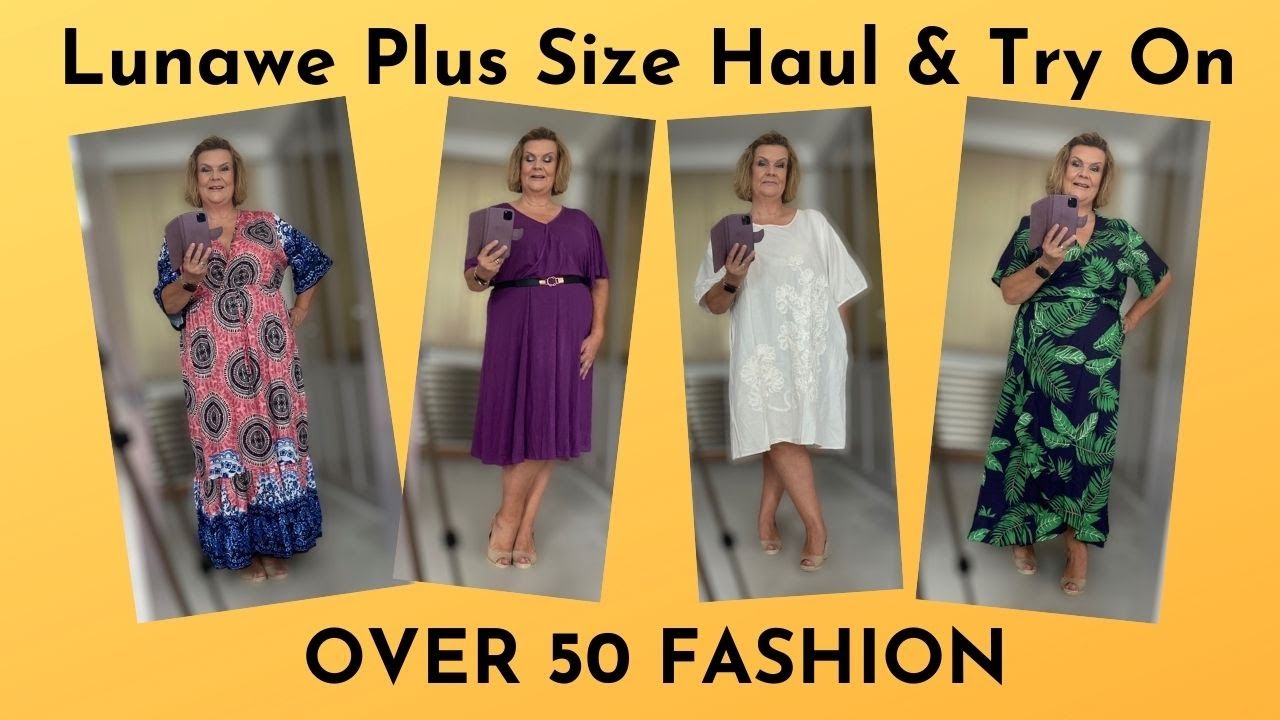 Lunawe Plus Size Haul & Try On - Over 50 Fashion
