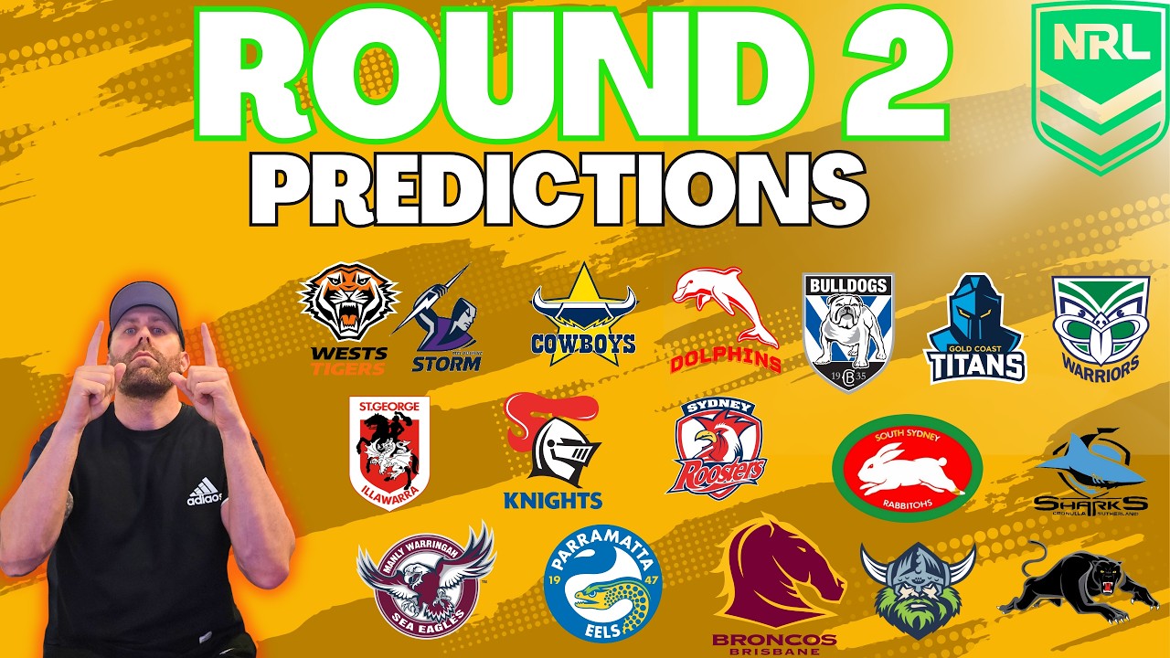 Прогнозы на 2-й тур NRL 2026 🏉 Кто победит на этой неделе?