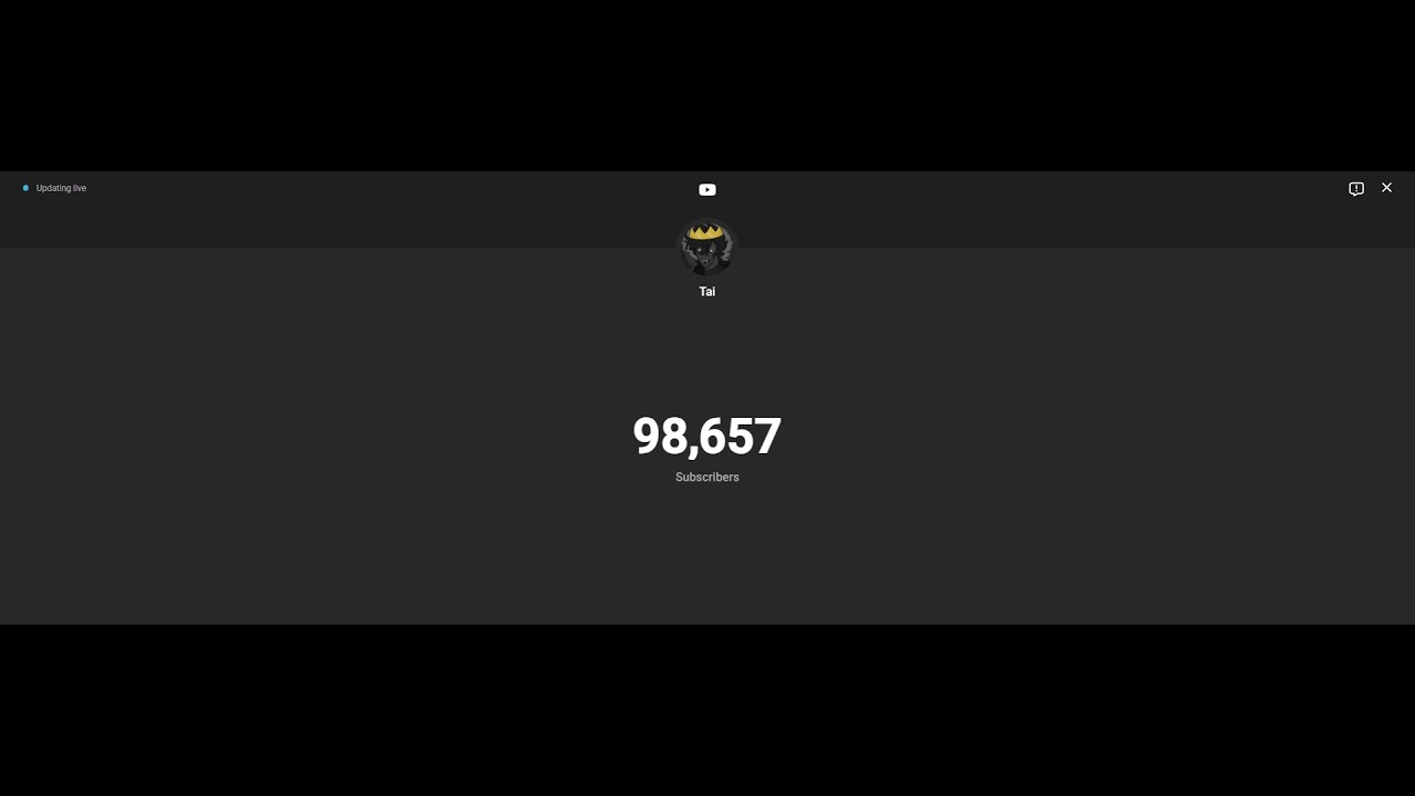 STREAMING TILL 100,000 SUBSCRIBERS...