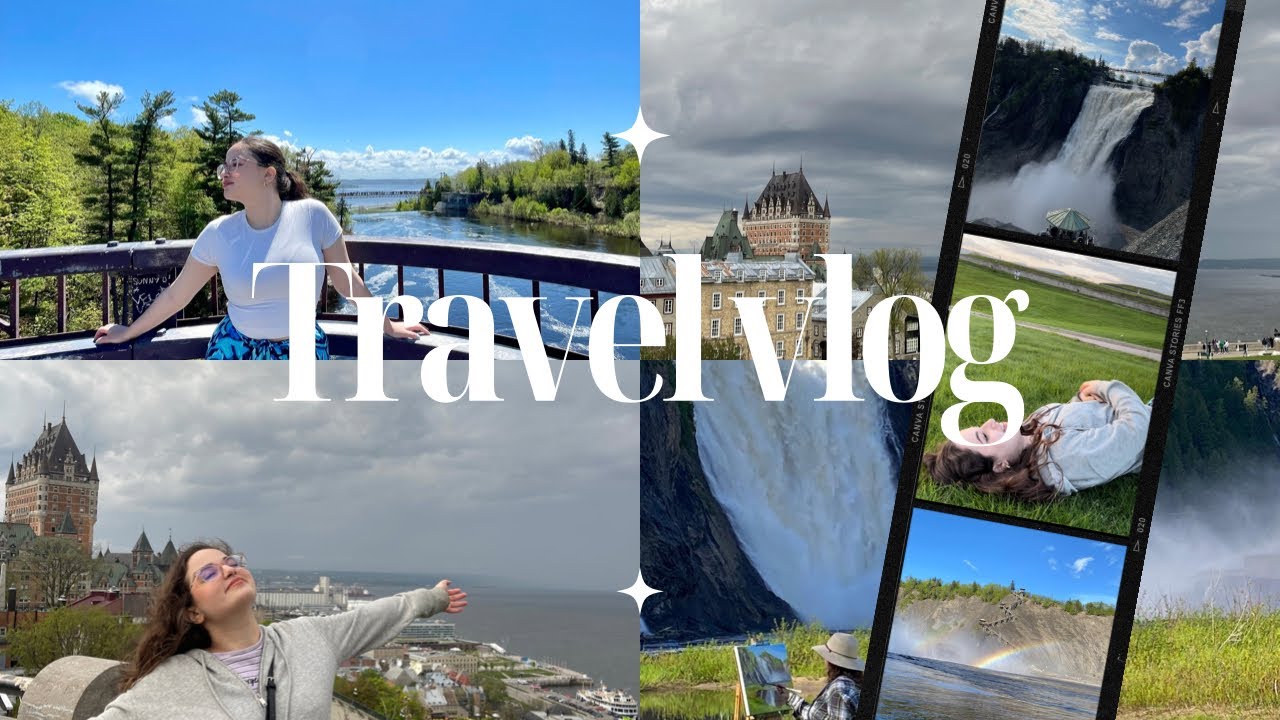 Vlog 15: part 1❤️Girls trip to Quebec City⛰🧚🏻🦋🌿☀️/ 🇨🇦/Exploring Old World Charm