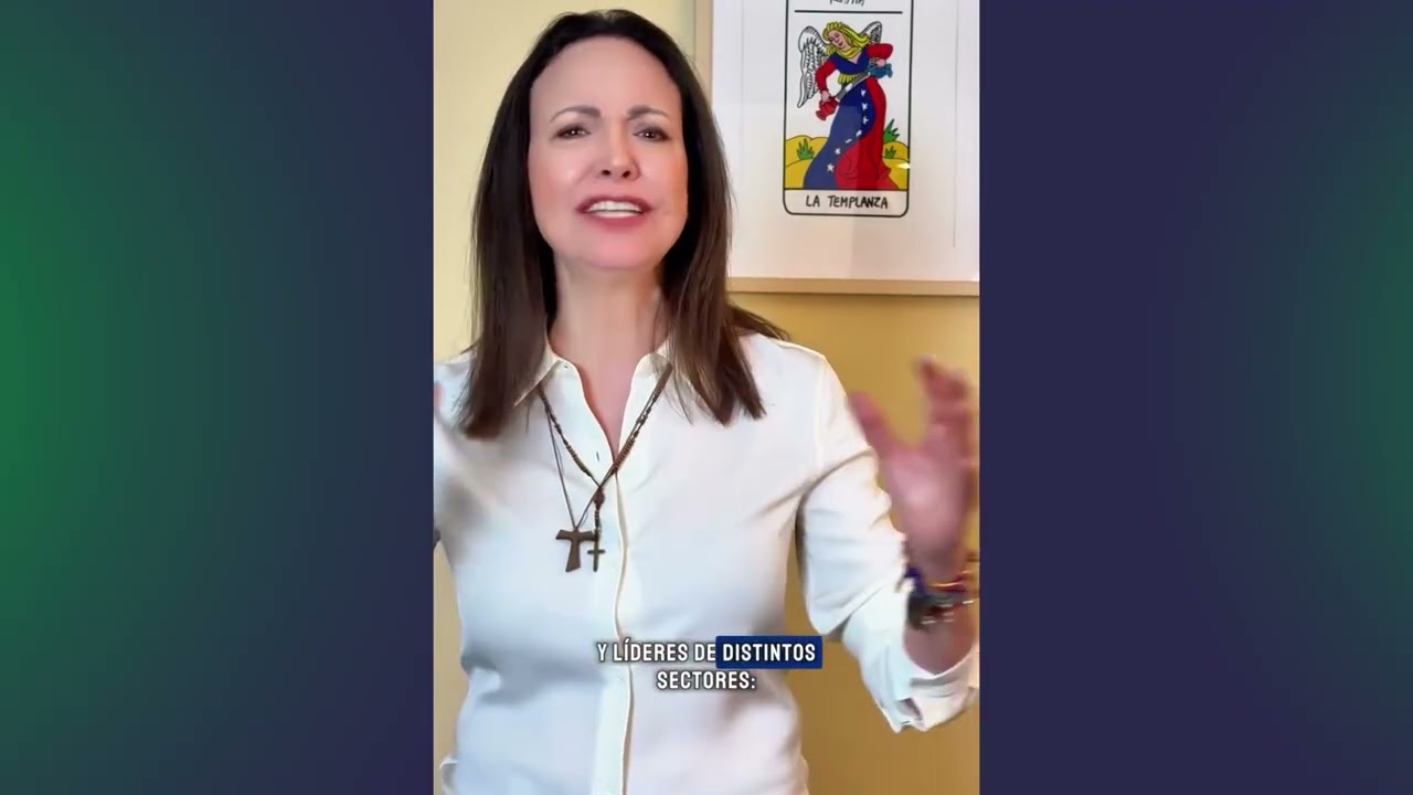 María Corina Machado anuncia su regreso a Venezuela