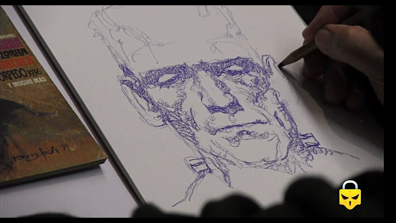 How to draw Frankenstein with SANJULIÁN