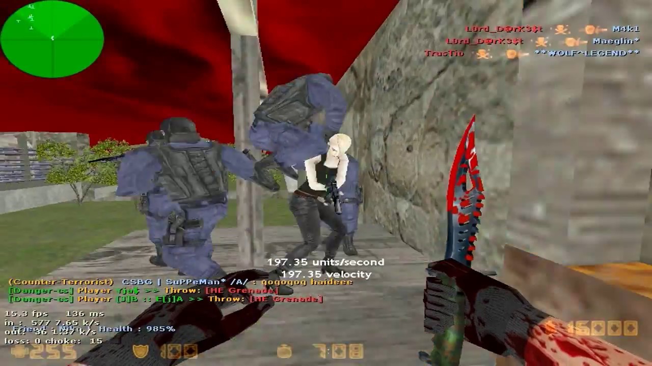 Counter Strike 1.6 zombie escape Jurassic Park 4