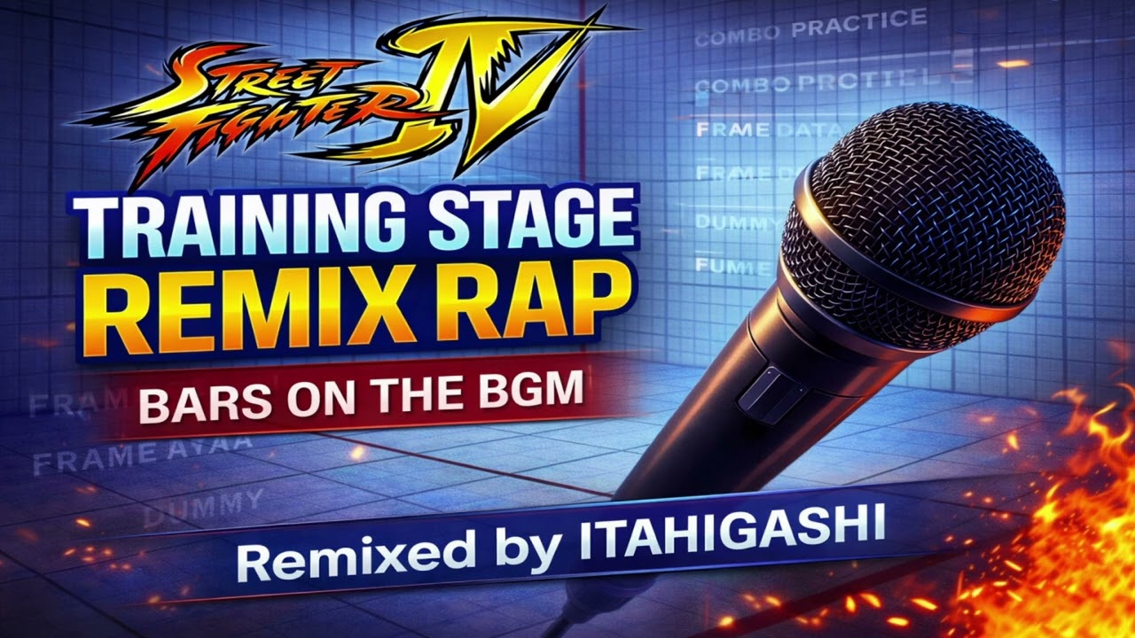 [Rap ver]スト4 トレモBGM Remix|Street Fighter IV Training Stage BGM Remix