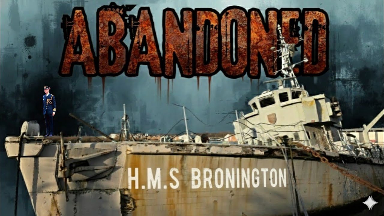 ABANDONED! H.M.S Bronington (Once commanded by King Charles III)