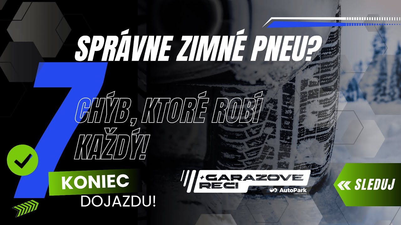 Mnohí prezúvajú neskoro ❄️. Väčšina zle. A majitelia elektromobilov najhoršie.