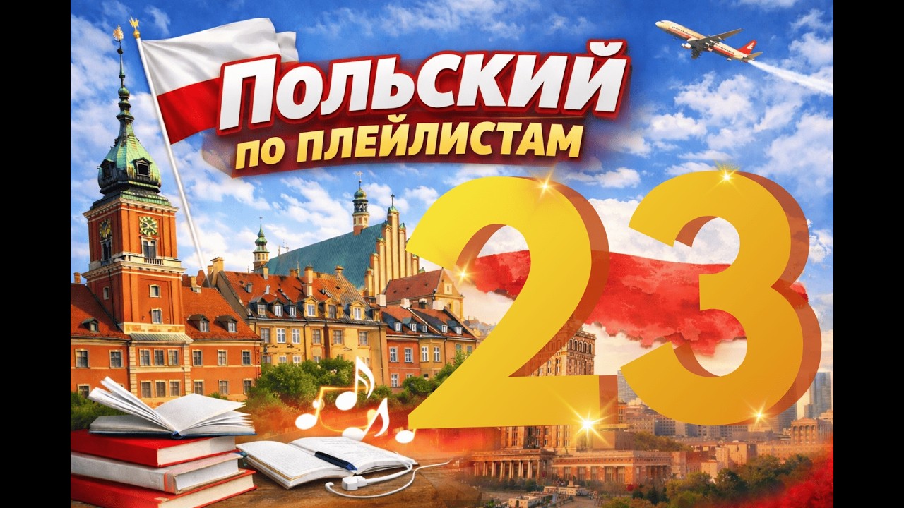 ПОЛЬСКИЙ ПО ПЛЕЙЛИСТАМ. УРОКИ ПОЛЬСКОГО ЯЗЫКА. УРОК 23