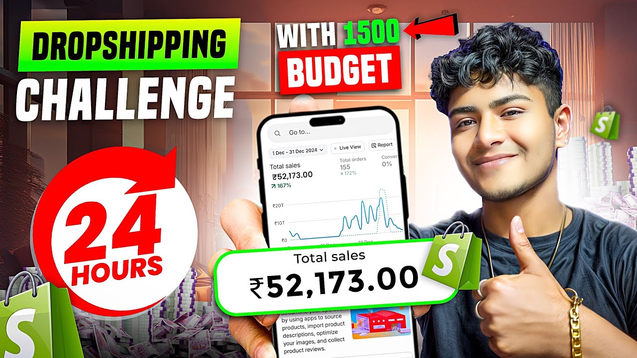 24 Hours Dropshipping Challenge || Live Results