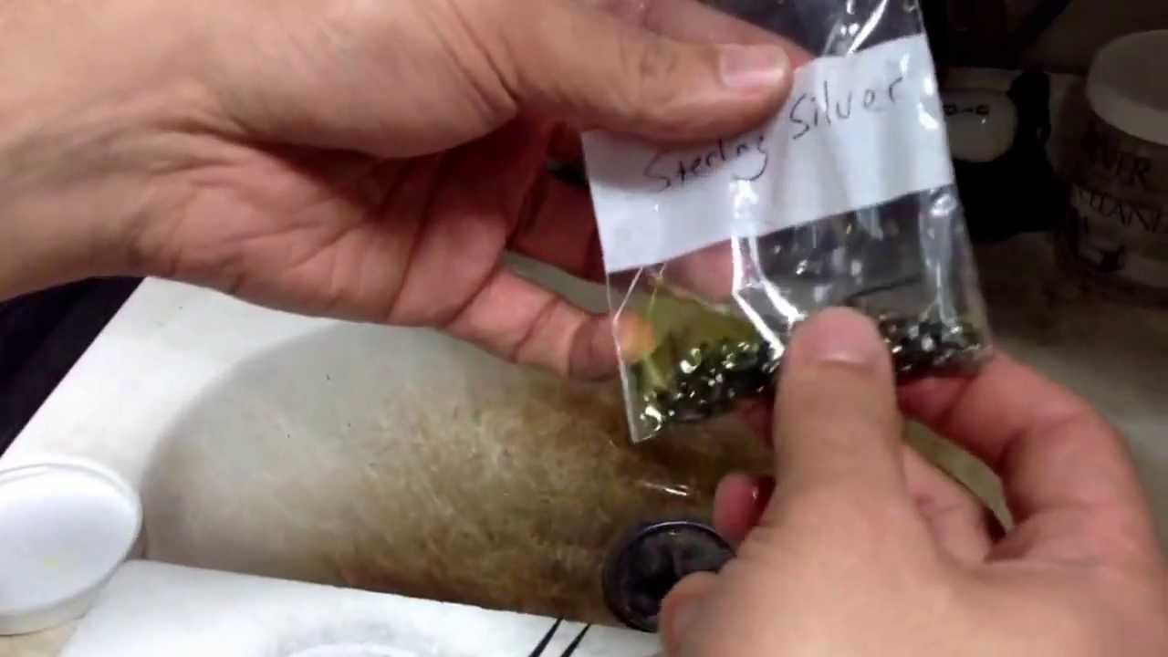 How to oxidize Sterling Silver Findings, Beads, and Jewelry Components with Silver Black Solution