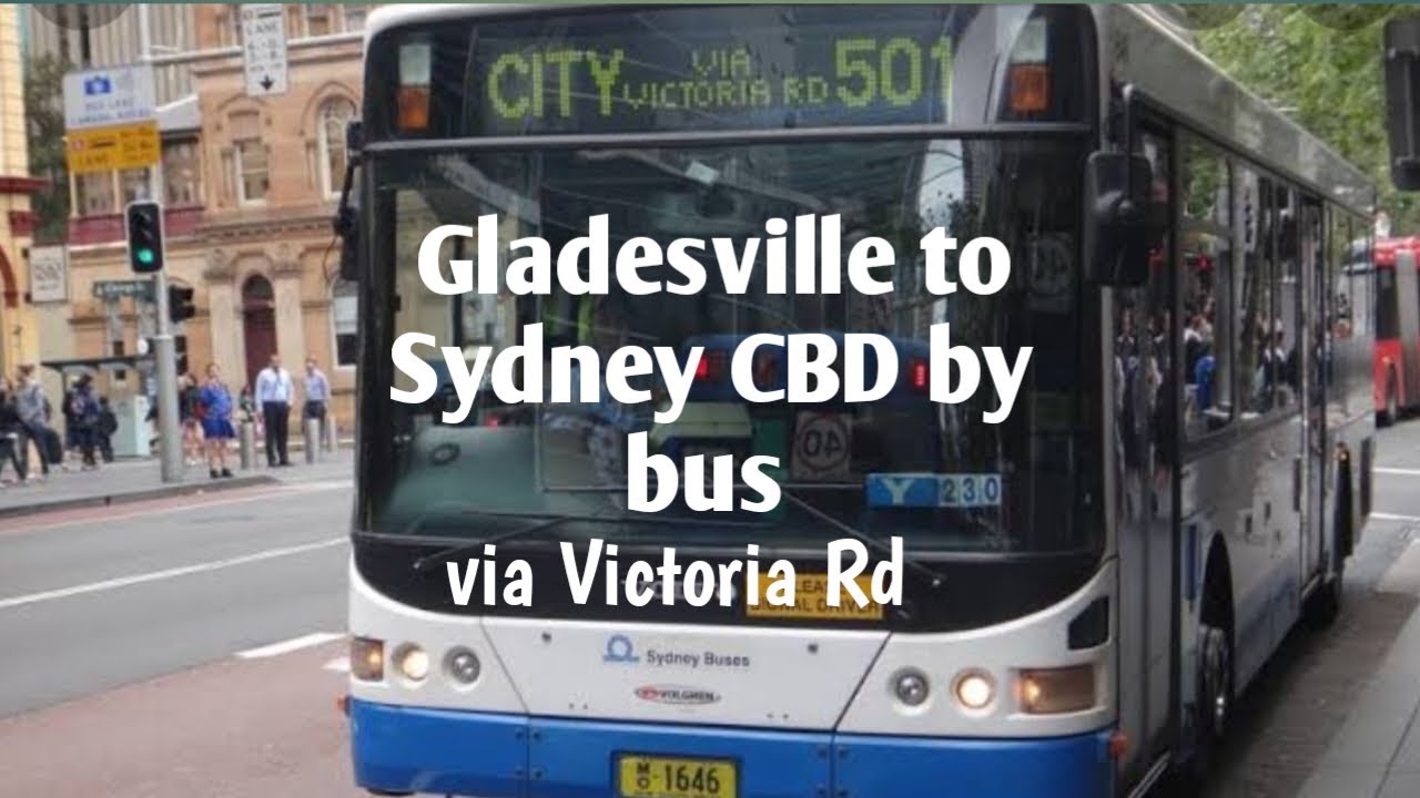 Gladesville to Sydney CBD via Victoria Rd by bus.