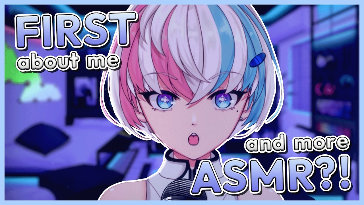 【ASMR】 First ASMR Video, Whispering About Myself, Brushing, and Tapping