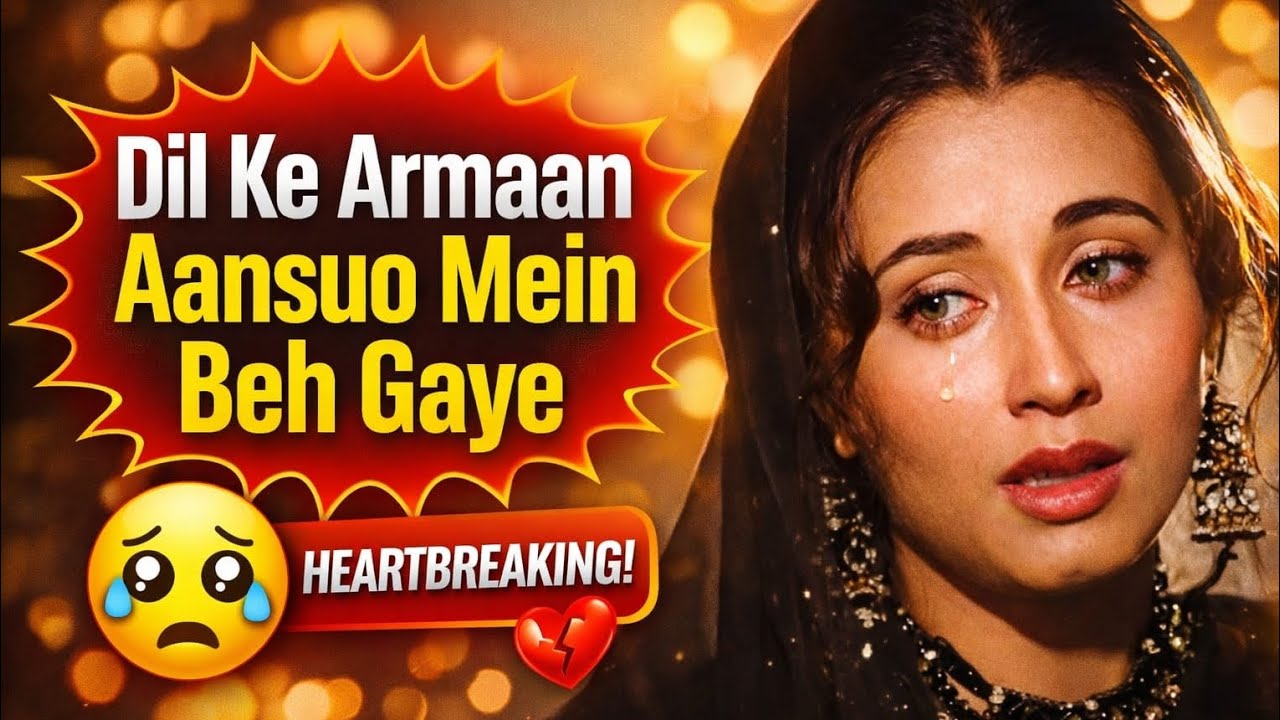 Dil Ke Armaan Aansuon Mein Beh Gaye Sad Song | Heart Touching Love Song | Old Style Hindi Sad Song