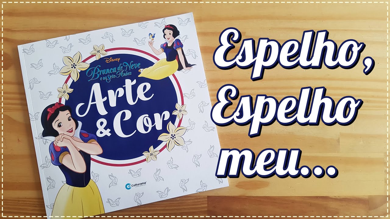 REVIEW Livro para Colorir Branca de Neve - Arte e Cor