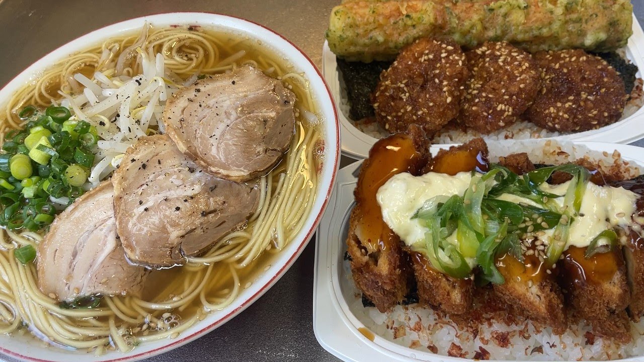 【男飯テロ】男の海苔弁当と醤油ラーメン２人前が美味すぎた。