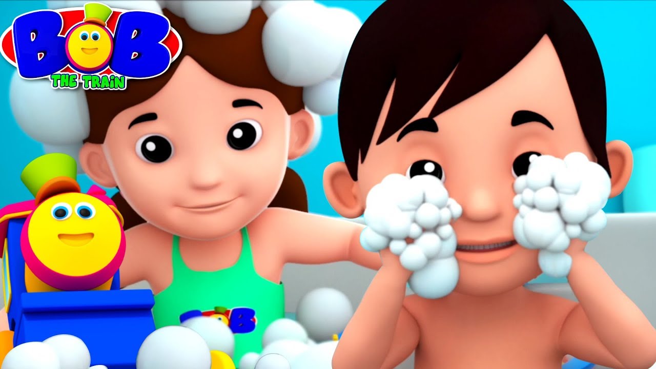 Baby Bath Song + More Nursery Rhyme & Song for Kids By Bob The Train