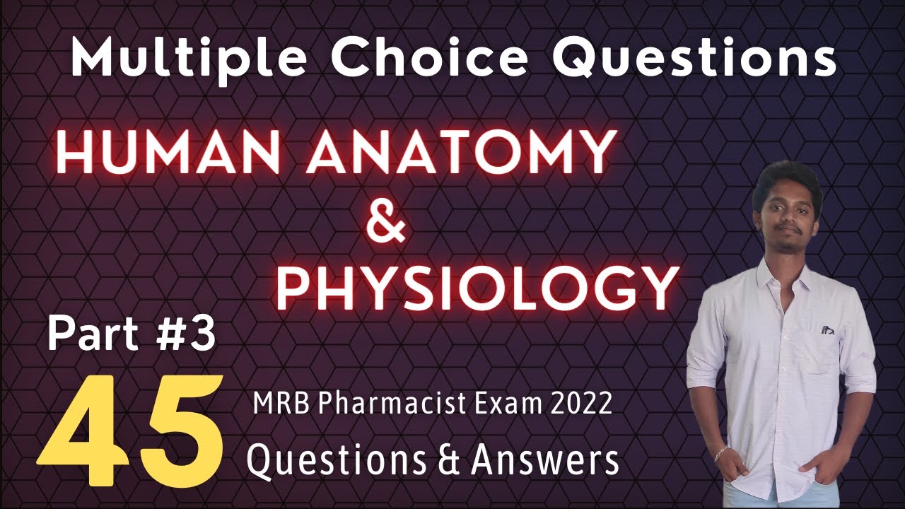 #3 Human Anatomy and Physiology MCQs | Objective Type | #mrb | Pharmacist Exam