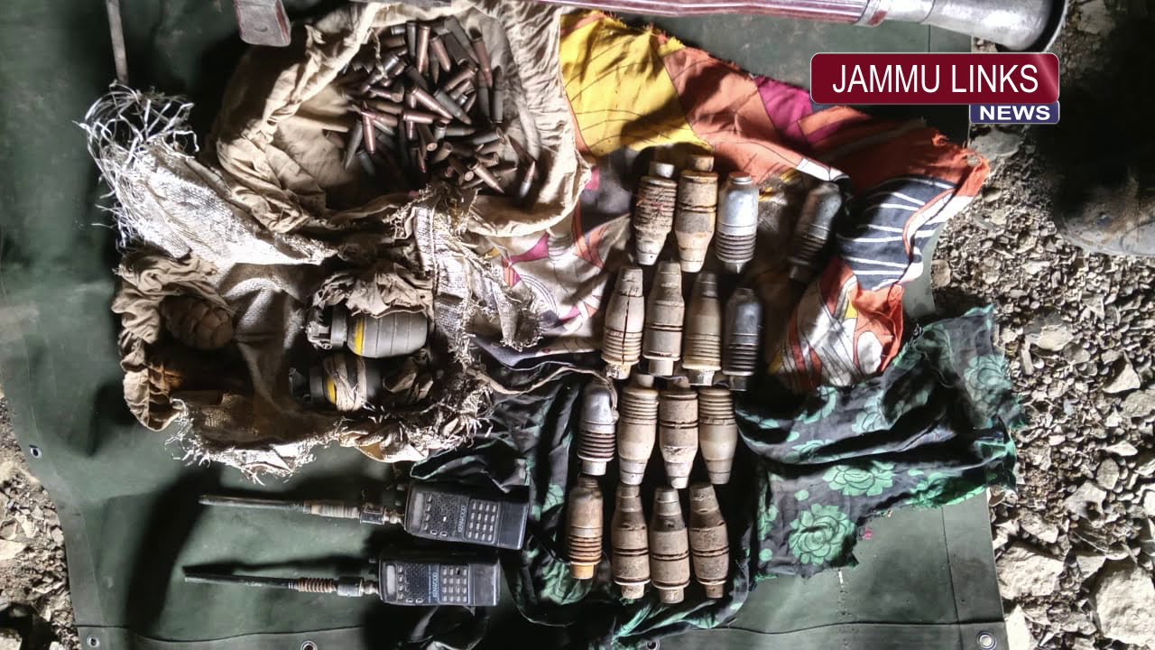 Terrorist hideout busted in Reasi district, cache of arms and ammunition recovered