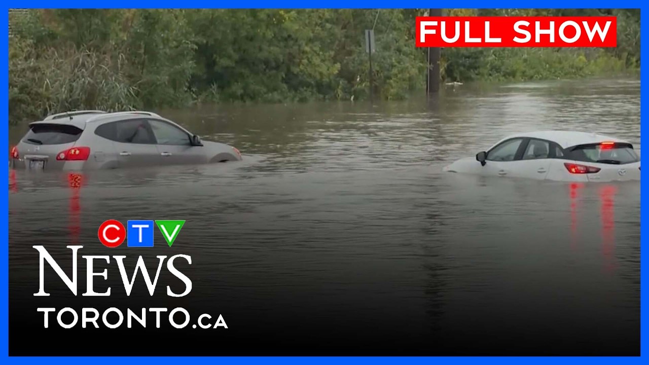 Последствия сильных ливней в Торонто | CTV News Toronto в полдень, 3 сентября 2026 г.