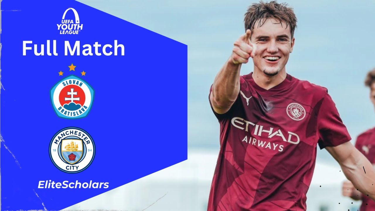 Full Match Slovan Bratislava U19 vs Man City U19 | UEFA Youth League | 01/10/24