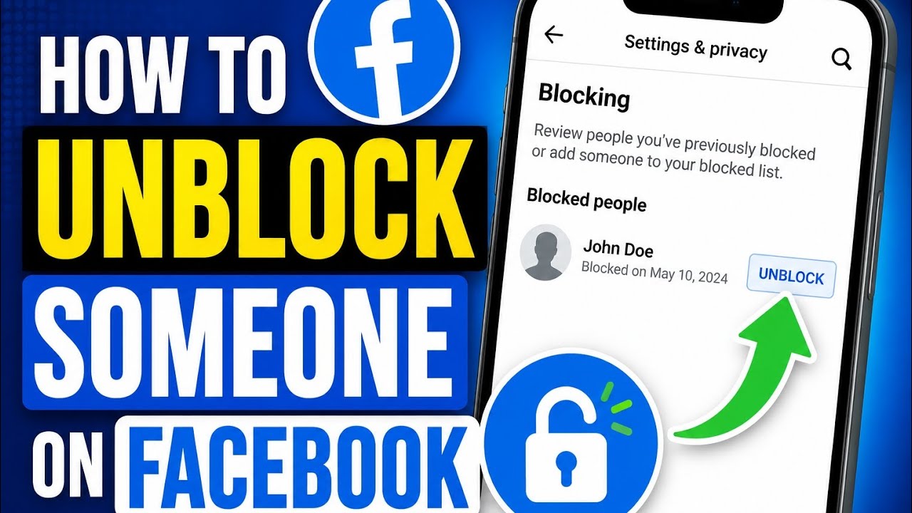How to Unblock Someone on Facebook - 2026 Update 
