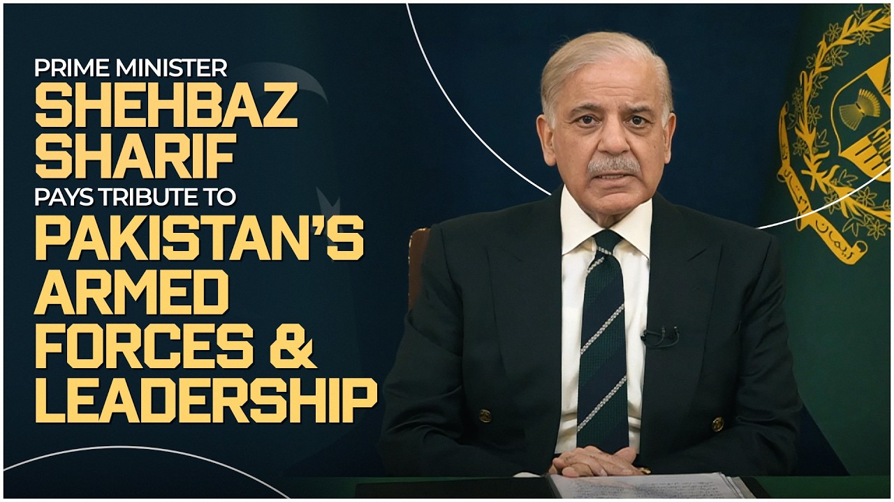 Prime Minister Shehbaz Sharif Pays Tribute to Pakistan’s Armed Forces and Leadership
