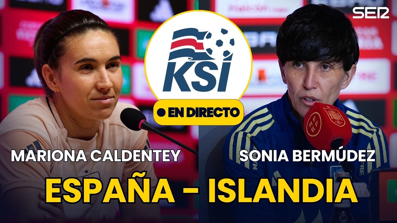 Rueda de prensa de Sonia Bermúdez y Mariona previa al España - Islandia (02/03/2026)