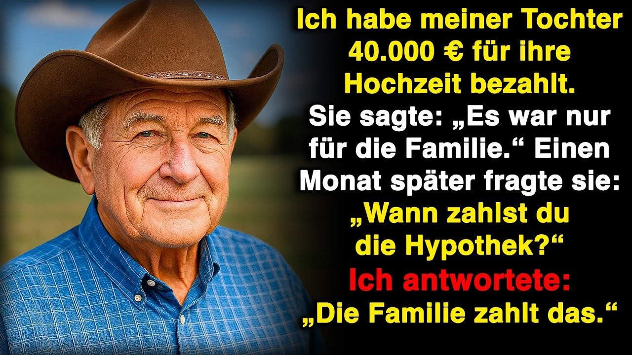 Als ich meine Tochter nach der Hochzeit fragte, sagte sie  „Es war vor 4 Tagen  Nur für die Famil