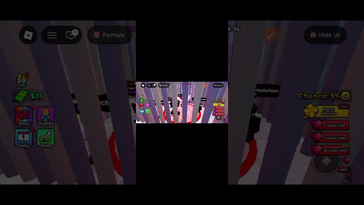 I play hug or jail in roblox 😇