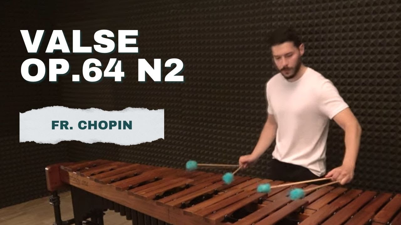 Chopin - Valse Op.64 No.2 for marimba // Arr. Pablo Blanco (Special Prize-PAS Italy 2025)