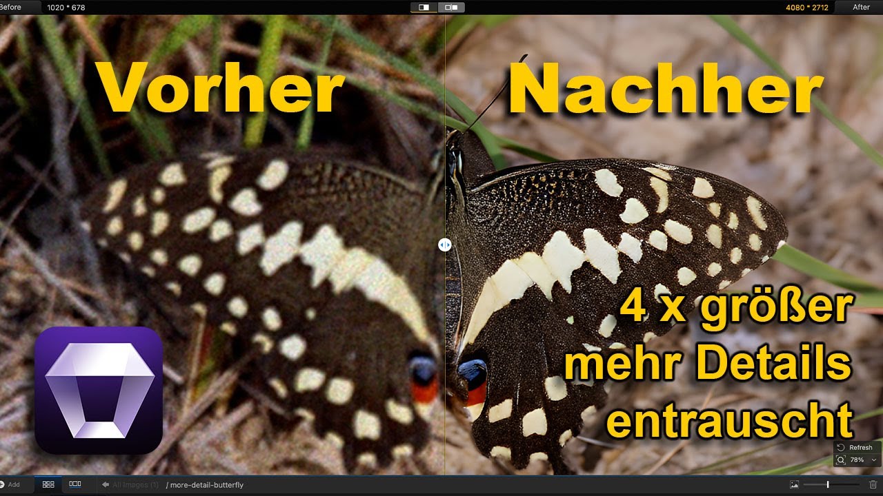 1 Klick Bildverbesserung mit KI - Aiarty Image Enhancer